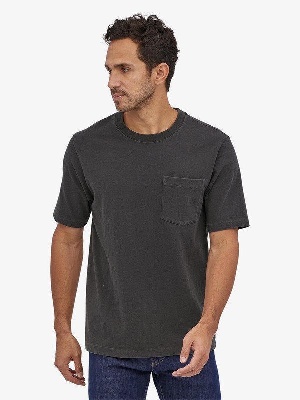 Men's Organic Cotton Midweight Pocket Tee #INBK [52370] _