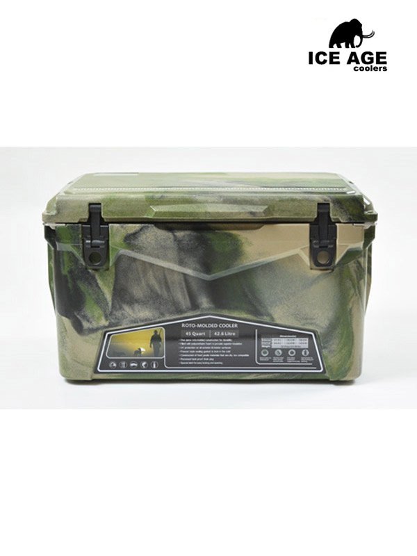 フィールドギア / ICE AGE coolers｜クーラーボックス 45QT Armycamo