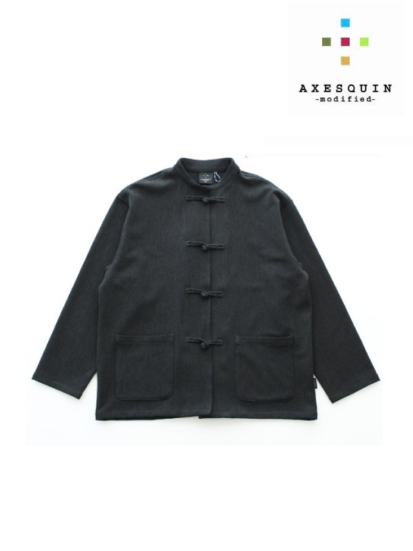 WARM KUNG-FU JACKET #Black [321028] _ AXESQUIN | アクシーズクイン