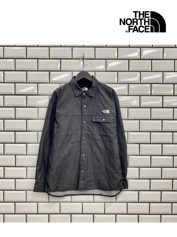 L/S Nylon Denim Nuptse Shirt #BD [NR72130] _ THE NORTH FACE