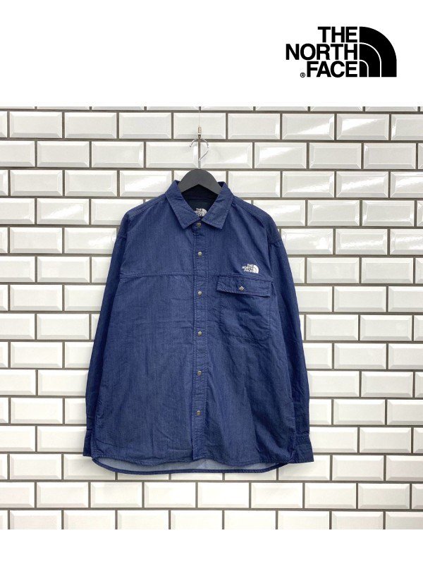 L/S Nylon Denim Nuptse Shirt #ID [NR72130] _ THE NORTH FACE