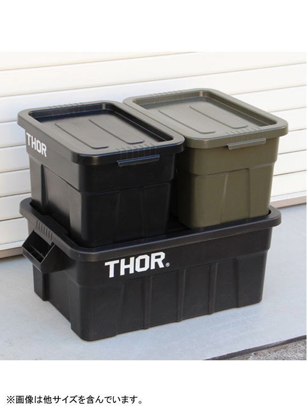 Trust｜Thor Large Totes With Lid 22L #Olive Drab [329222OL] _