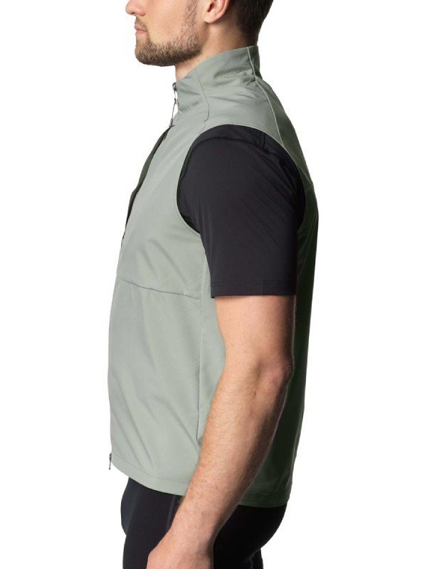 M's Pace Hybrid Vest #Frost Green [840007] _ メンズ｜トップス