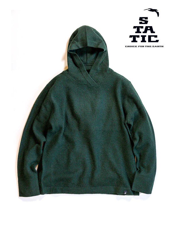 STATIC｜YAK PULLOVER #Moss Green _ ユニセックス｜トップス