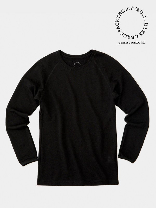 ユニセックス｜トップス / DF Mesh Merino Long Sleeve (unisex) Black