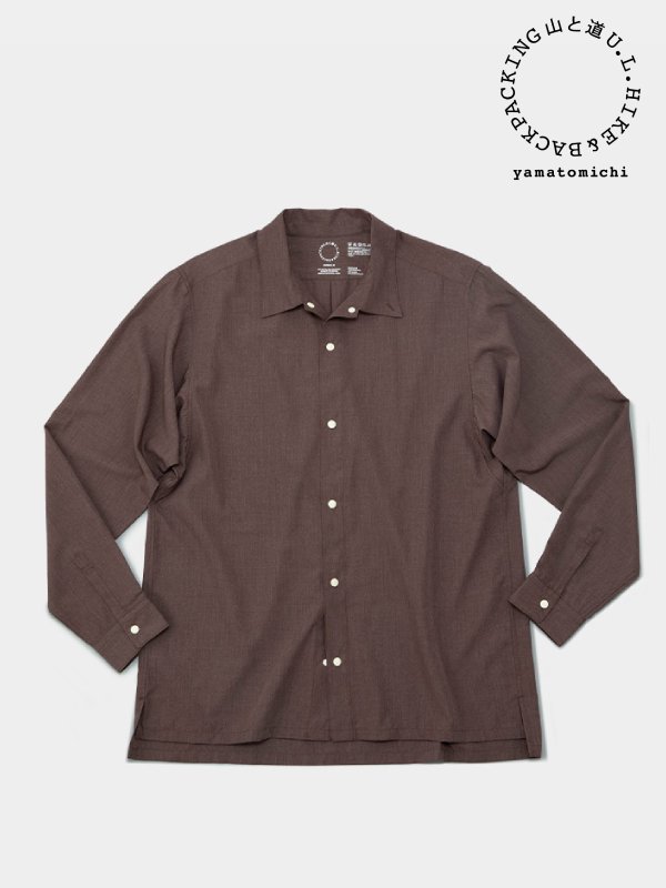 山と道｜ヤマトミチ Bamboo Shirt (unisex) #Clove Brown