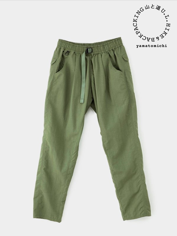 山と道 ONE TUCK 5 POCKET PANTS OLIVE-