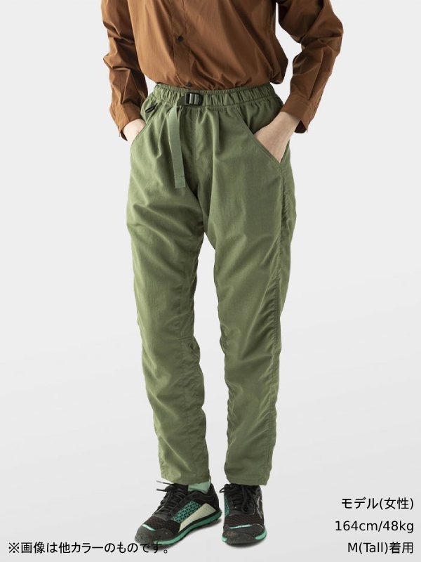 山と道　one tuck 5-pocket pants women L