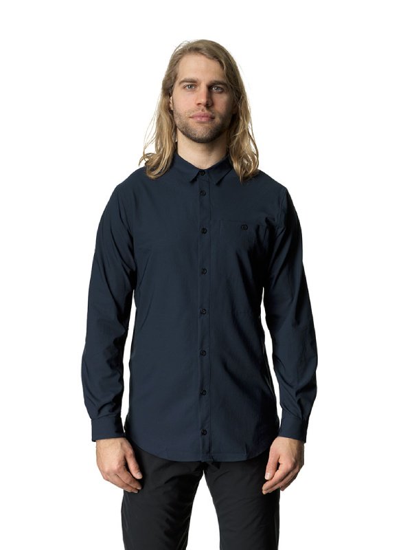 HOUDINI｜フーディニ M's Longsleeve Shirt #Blue Illusion [267624]