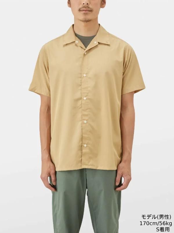 山と道 Bamboo Short Sleeve Shirt Mサイズ - シャツ