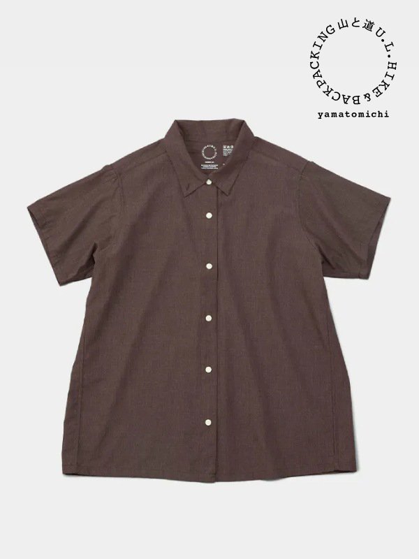 山と道｜ヤマトミチ Women's Bamboo Short Sleeve Shirt (レディース