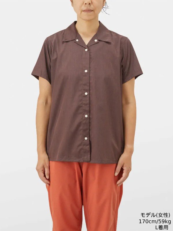 【新品】山と道 Bamboo Short Sleeve Shirt - L