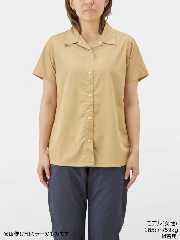 山と道｜ヤマトミチ Women's Bamboo Short Sleeve Shirt (レディース