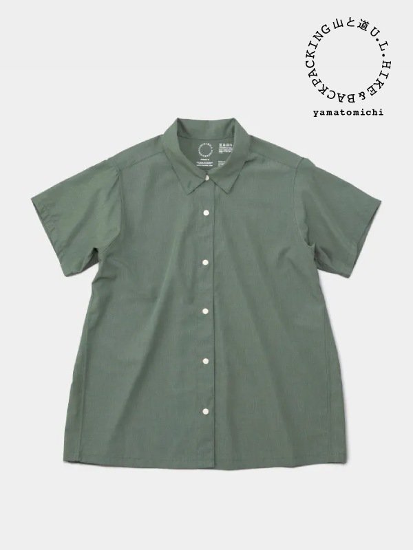 山と道｜ヤマトミチ Women's Bamboo Short Sleeve Shirt (レディース