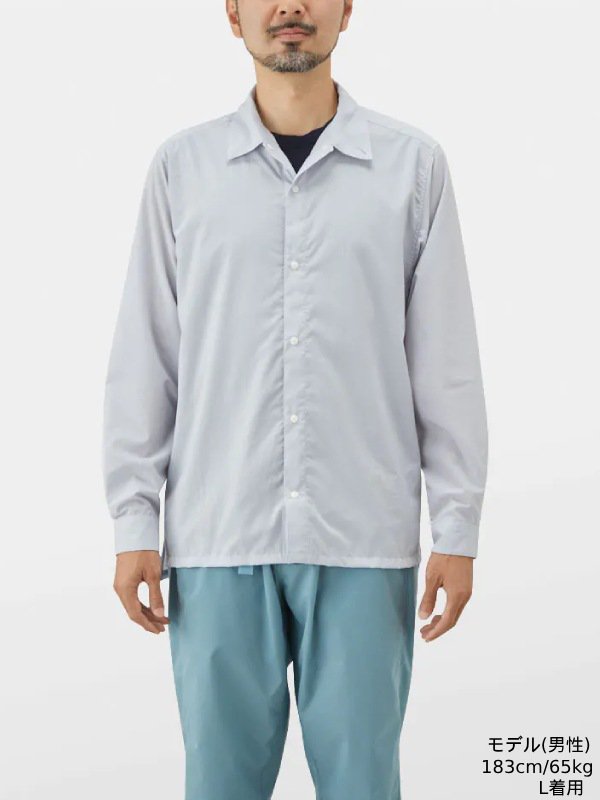 7,350円新品　未使用　山と道　UL Shirt glacier white Lサイズ