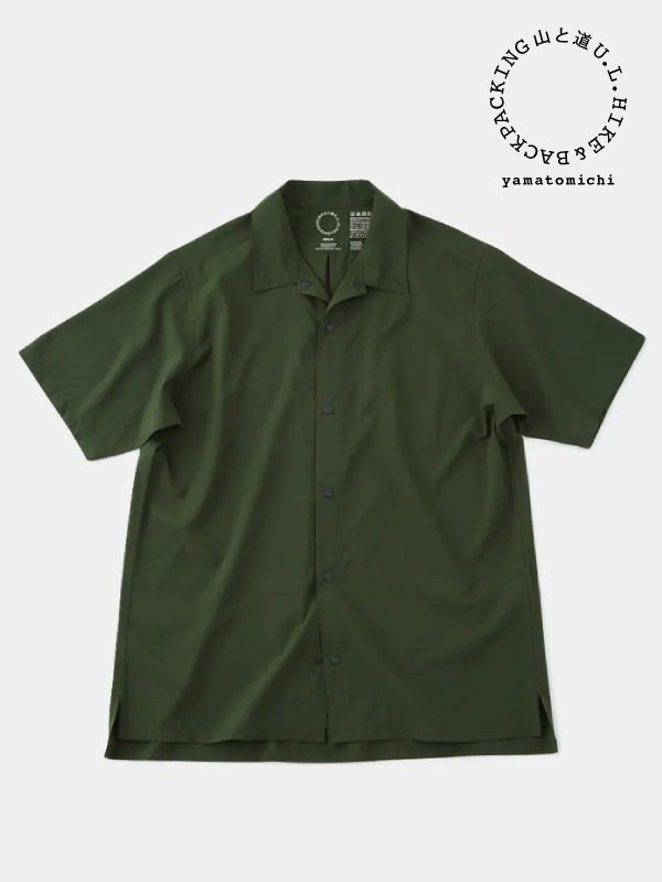 山と道｜ヤマトミチ M's UL Short Sleeve Shirt #Duck Green