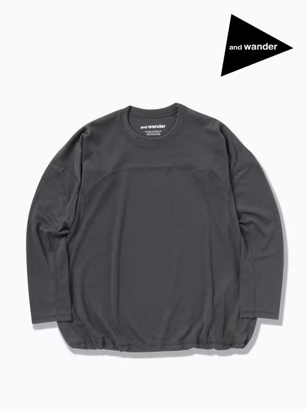 ウィメンズ｜トップス / Women's power dry jersey LS T (W) charcoal