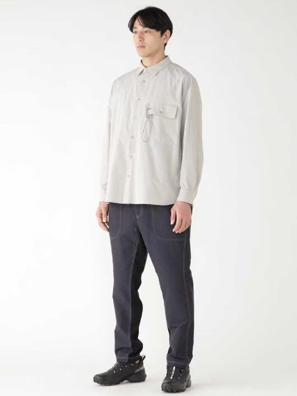 メンズ｜トップス / light w cloth shirt l.gray