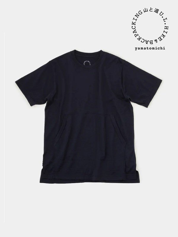 山と道Light Merino Kangaroo Pocket T-shirt