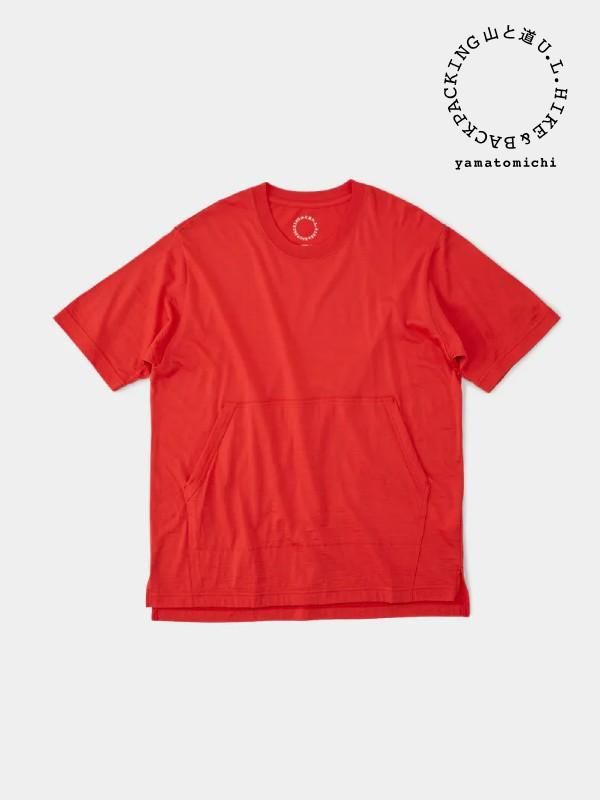 ユニセックス｜トップス / 100% Merino Light Kangaroo Pocket (unisex) Red