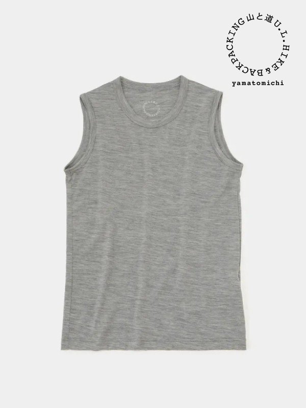 山と道 100% Merino Light Tank メリノウール タンクトップ