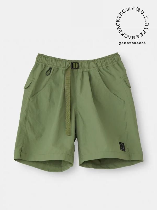 山と道｜ヤマトミチ Women's 5-Pocket Shorts Long (レディース) #Olive