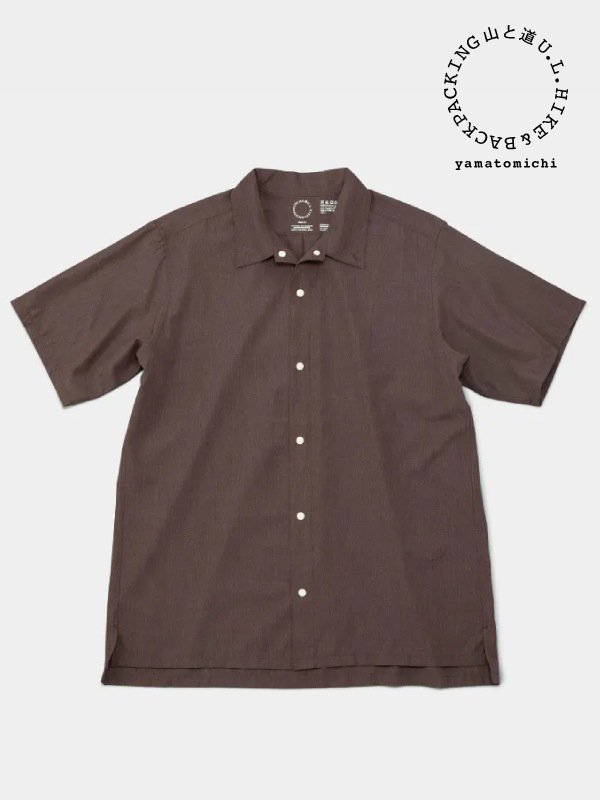 山と道｜ヤマトミチ M's Bamboo Short Sleeve Shirt #Nomad