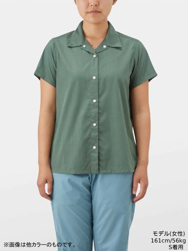 山と道｜ヤマトミチ Women's Bamboo Short Sleeve Shirt (レディース