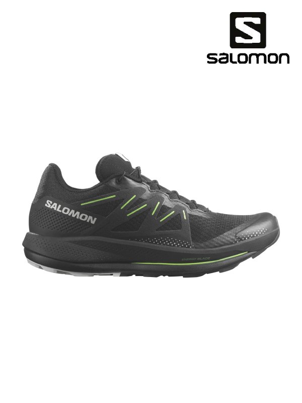 メンズ｜シューズ / SALOMON｜PULSAR TRAIL Black/Black/Green Gecko