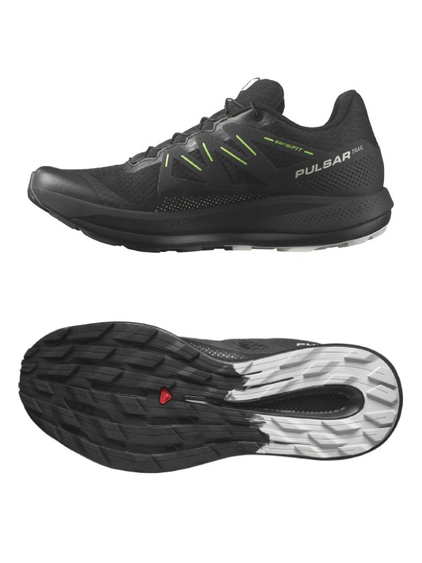 メンズ｜シューズ / SALOMON｜PULSAR TRAIL Black/Black/Green Gecko