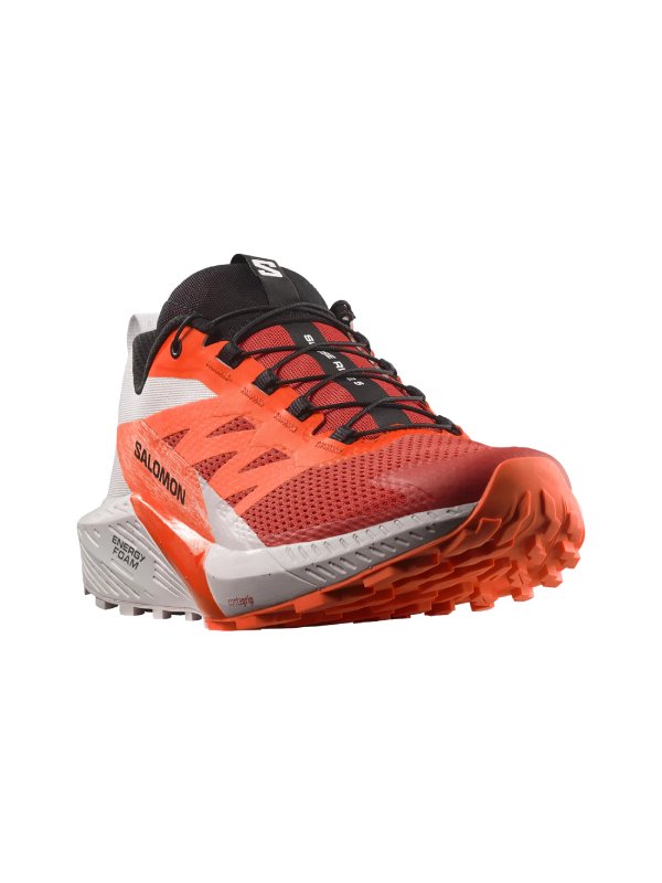 SALOMON｜サロモン SENSE RIDE 5 #Lunar Rock/S Orange/F Red [L47046200]