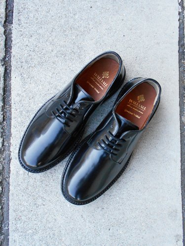 WALLSALL 【ウォールソール】 Blucher Plain Toe Shoes / BLACK