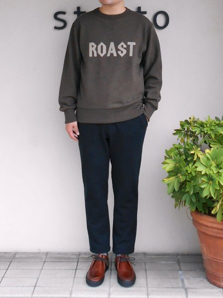 Jackman 【ジャックマン】 GG Sweat CN Crewneck ROAST (Men's) - 『strato』  Jackman,NARU,Ordinary Fits,Manual Alphabet ,Traditional Weatherwear,mao