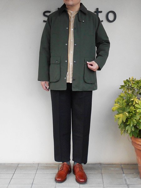 Barbour 【バブアー】 BEDALE SL 2LAYER / SAGE (Men's) - 『strato』  Jackman,NARU,Ordinary Fits,Manual Alphabet ,Traditional Weatherwear,mao  made,Harriss,French ...