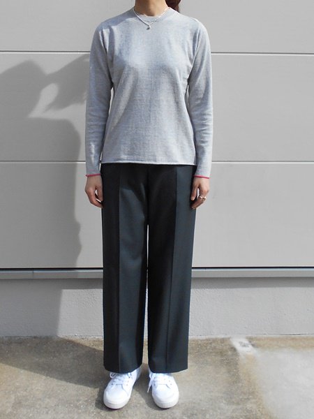 DONEEYU【ドニーユ】 ピンタックストレートパンツ (Ladies') - 『strato』 Jackman,NARU,Ordinary  Fits,Manual Alphabet ,Traditional Weatherwear,mao made,Harriss,French