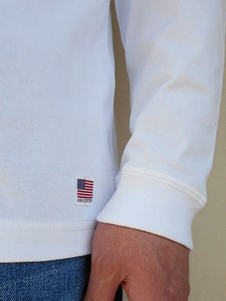 MODEM DESIGN 【モデムデザイン】 USA COTTON LONG SLEEVE T-SHIRTS