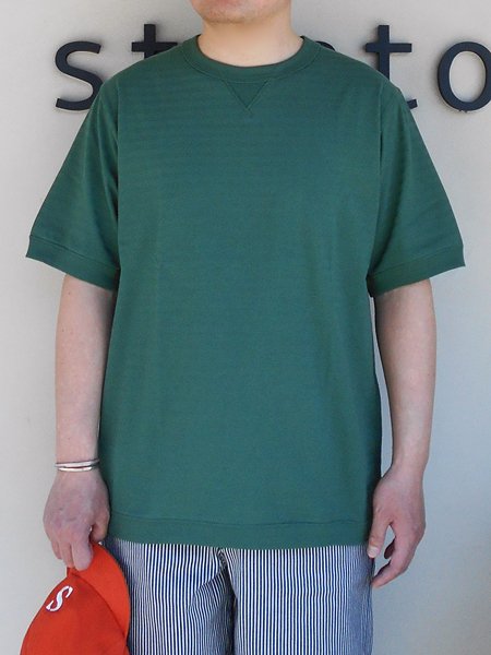Jackman 【ジャックマン】 Kyounen Rib T-Shirt 3色 / シャドーボーダー (Men's) - 『strato』  Jackman,NARU,Ordinary Fits,Manual Alphabet ,Traditional Weatherwear,mao