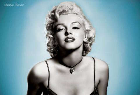 昭和レトロ☆70年代☆当時物 節約 アメリカ ハリウッド女優 金髪美女 Marilyn Monroe マリリンモンロー 額入り ポスター☆水着 ビキニ  セクシー