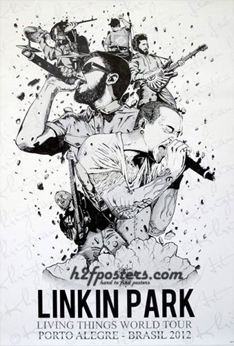 Linkinpark □ - 通販ポスター『映画、音楽、洋楽、ロック、 アーティスト、少女時代、バイク 』各種ポスターあります！ポスター 販売サイト”h2fposters.com”