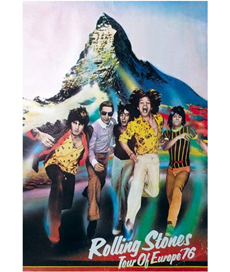 Rolling Stones: Europe Tour - 76 Poster □ [55138] - 通販ポスター ...