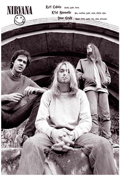 ニルヴァーナ (Nirvana) ポスター□7139- 通販ポスター『映画、音楽、洋楽、ロック、 アーティスト、バイク 』各種ポスターあります！ポスター 販売サイト”h2fposters.com”