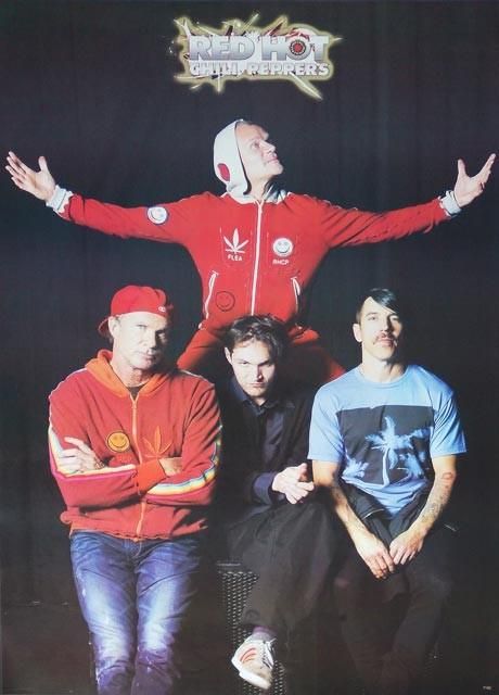 レッドホットチリペッパーズ　ポスター レア‼️ RED HOT CHILI PEPPERS レッチリ ポスター taz - メルカリ