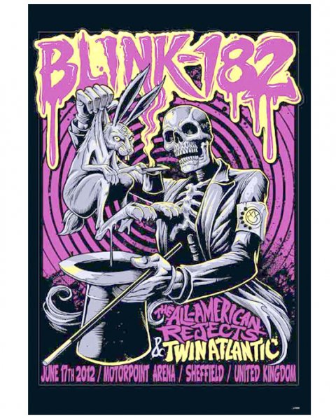 BLINK-182 Music Poster (J-4869)- 通販ポスター『映画、音楽、洋楽、ロック、 アーティスト、少女時代、バイク  』各種ポスターあります！ポスター販売サイト”h2fposters.com”