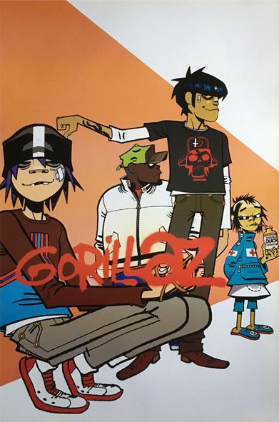 ゴリラズ（Gorillaz）ポスター#P-3479-通販ポスター『映画、音楽、洋楽