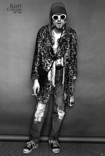 カート・コバーン（Kurt Cobain） ポスター#J-4995- 通販ポスター『映画、音楽、洋楽、ロック、 アーティスト、少女時代、バイク  』各種ポスターあります！ポスター販売サイト”h2fposters.com”