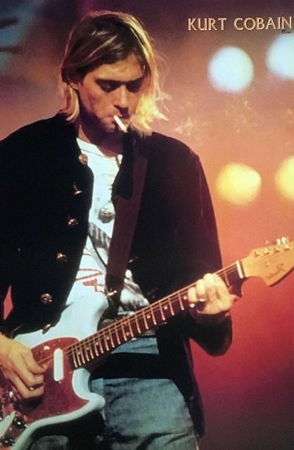 【超目玉枠】 ニルヴァーナ 通販 - ポスター#3384 Cobain Kurt (Nirvana) 額縁