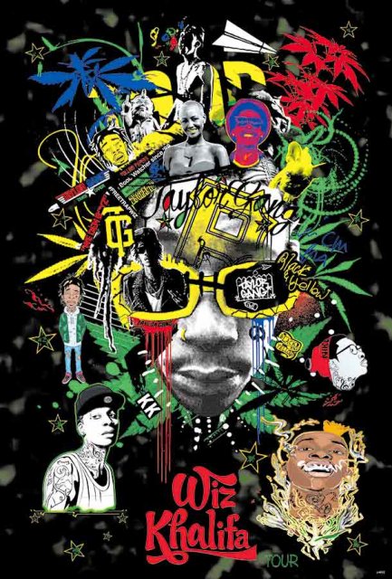Wiz Khalifa 通販ポスター ロック 音楽 洋楽 映画 アーティスト バイク 各種ポスターあります ポスター販売サイト H2fposters Com