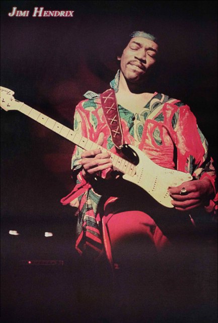 ジミ・ヘンドリックス（Jimi Hendrix）□ポスター#J-1663 - 通販