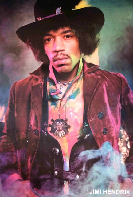 ジミ・ヘンドリックス（Jimi Hendrix）■ポスター#J-0970- 通販ポスター『映画、音楽、洋楽、ロック、 アーティスト、少女時代、バイク  』各種ポスターあります！ポスター販売サイト”h2fposters.com”