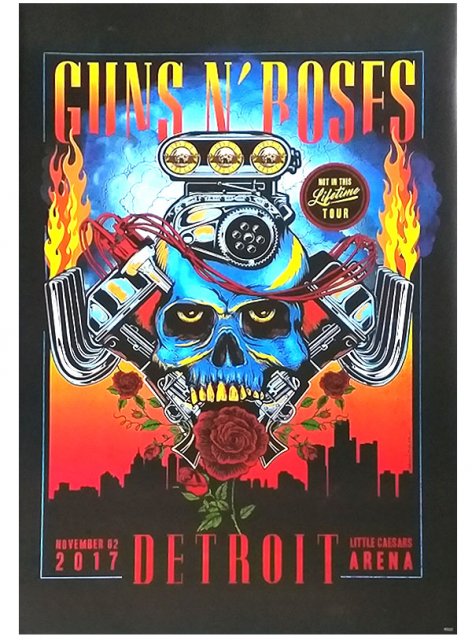 ガンズ・アンド・ローゼズ （Guns N' Roses/GN'R） - 通販ポスター『映画、音楽、洋楽、ロック、 アーティスト、少女時代、バイク 』各種 ポスターあります！ポスター販売サイト”h2fposters.com”